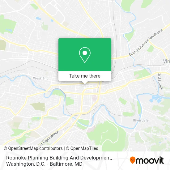 Roanoke Planning Building And Development map