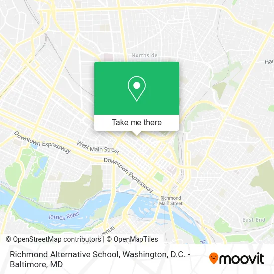 Richmond Alternative School map