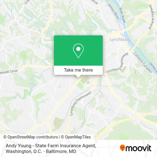 Andy Young - State Farm Insurance Agent map