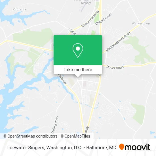 Tidewater Singers map