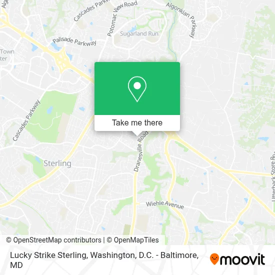 Lucky Strike Sterling map