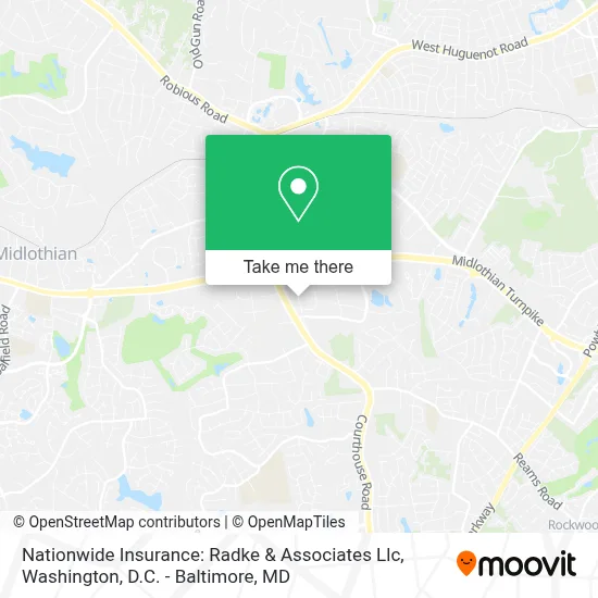 Nationwide Insurance: Radke & Associates Llc map