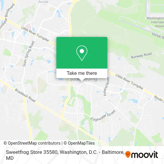 Sweetfrog Store 35580 map