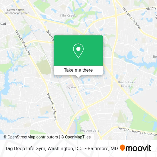 Dig Deep Life Gym map