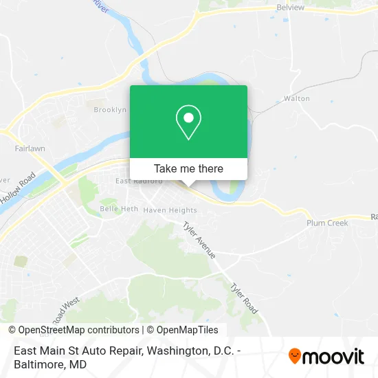 East Main St Auto Repair map