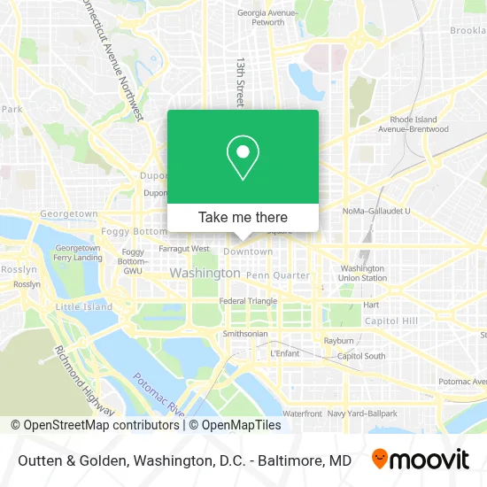 Outten & Golden map