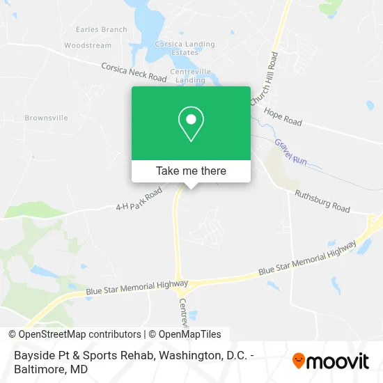Bayside Pt & Sports Rehab map