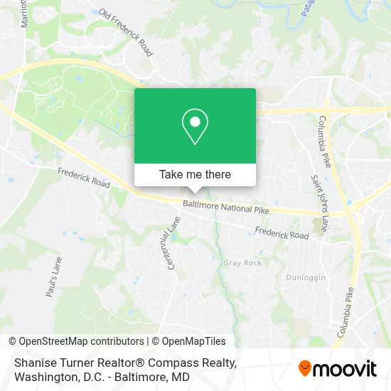 Shanise Turner Realtor® Compass Realty map