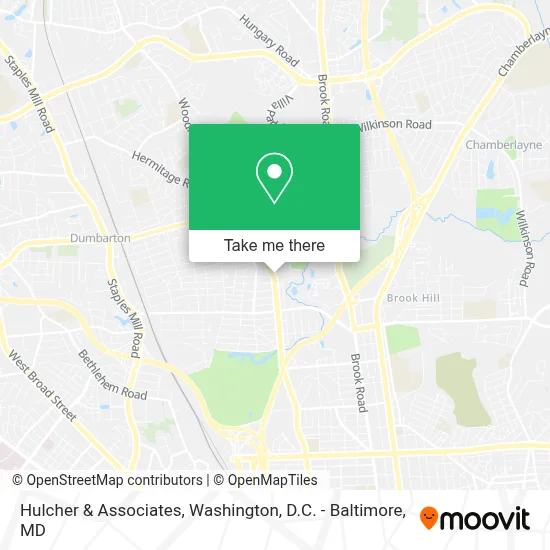 Hulcher & Associates map