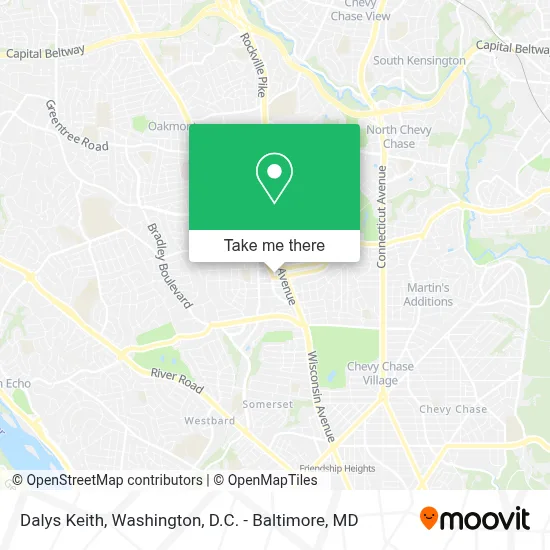 Dalys Keith map