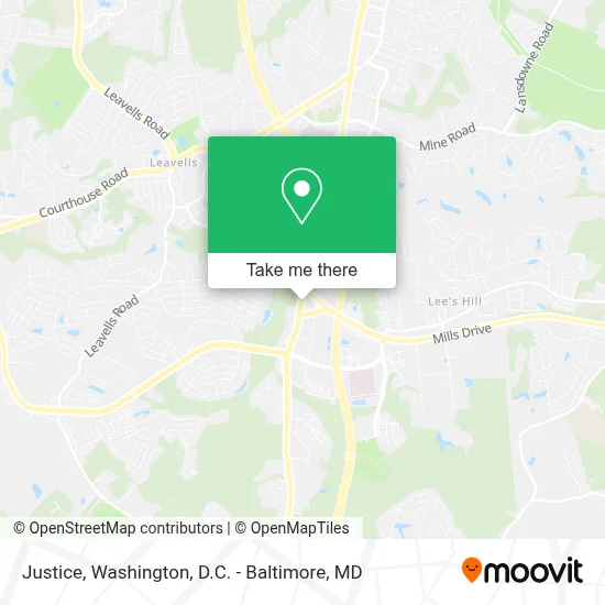 Justice map