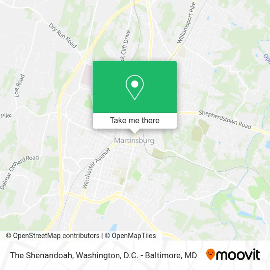 The Shenandoah map