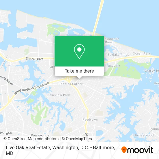 Live Oak Real Estate map