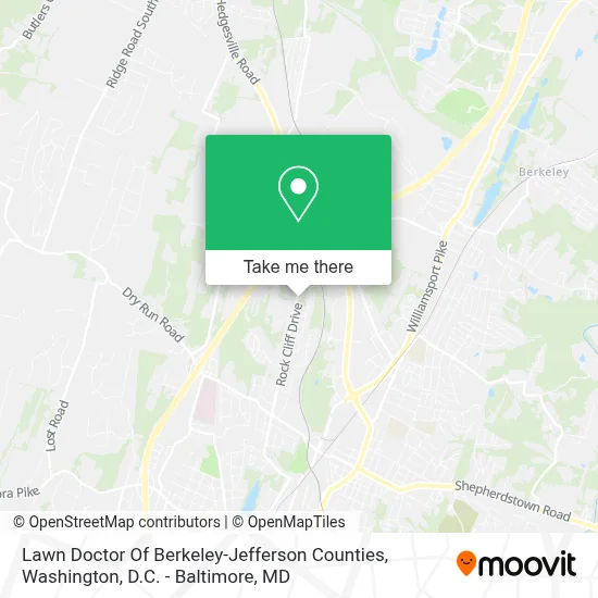 Lawn Doctor Of Berkeley-Jefferson Counties map