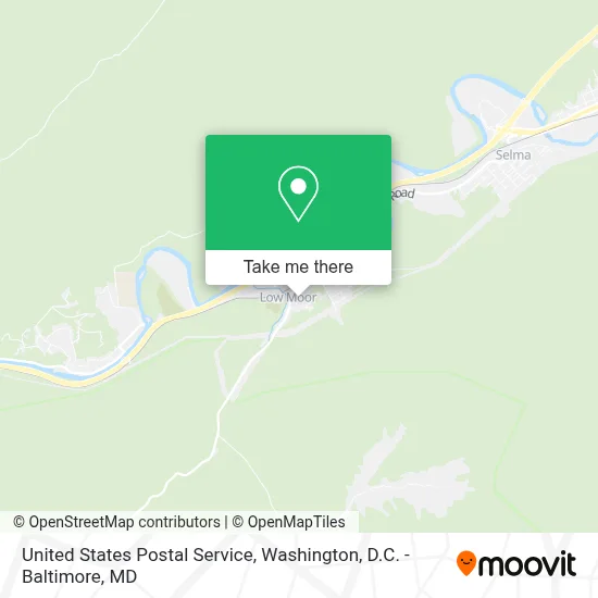 United States Postal Service map