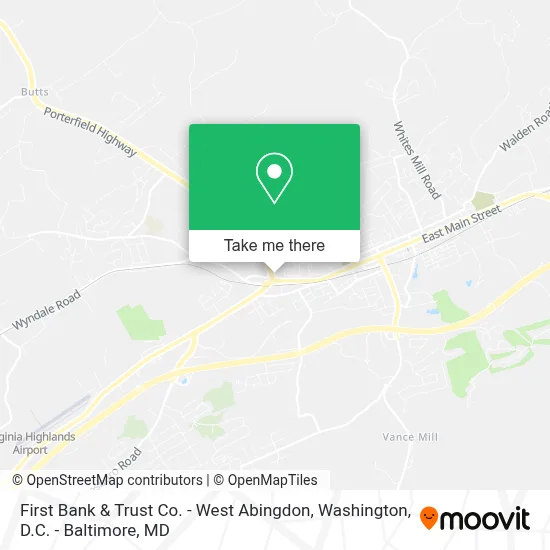First Bank & Trust Co. - West Abingdon map