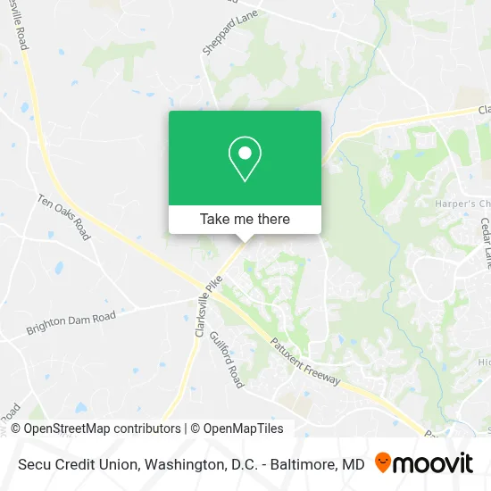 Secu Credit Union map