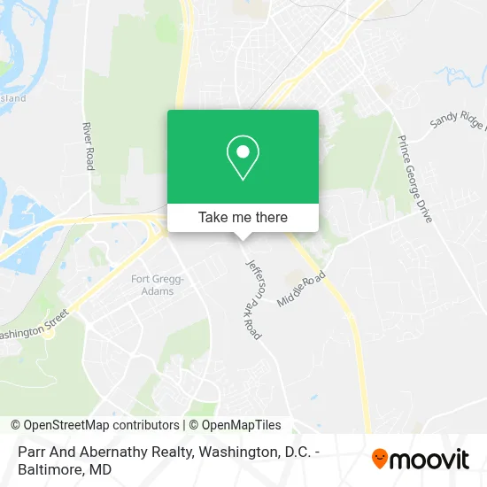 Parr And Abernathy Realty map