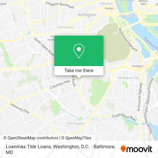 Loanmax Title Loans map