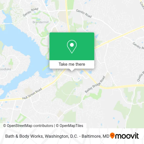 Bath & Body Works map
