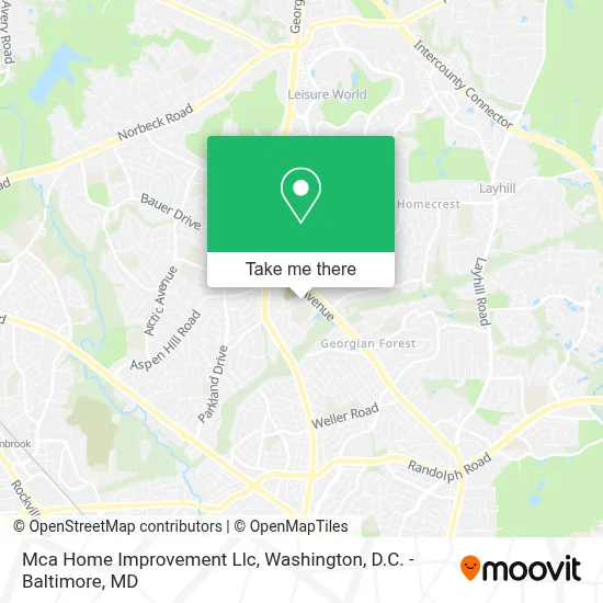 Mca Home Improvement Llc map