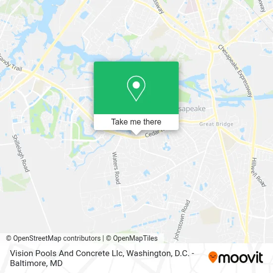 Vision Pools And Concrete Llc map