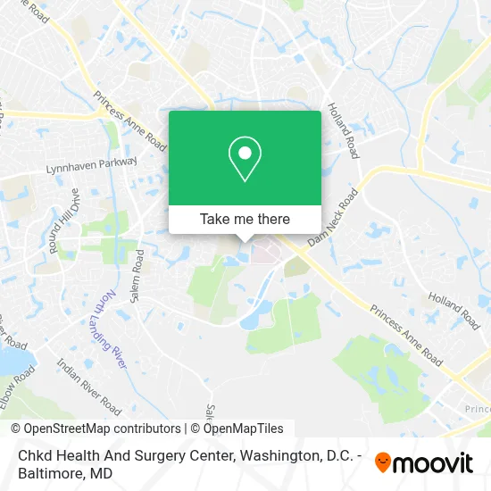 Chkd Health And Surgery Center map