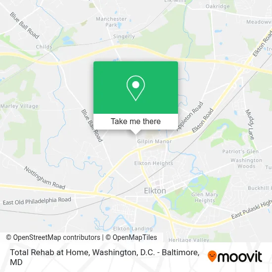 Total Rehab at Home map