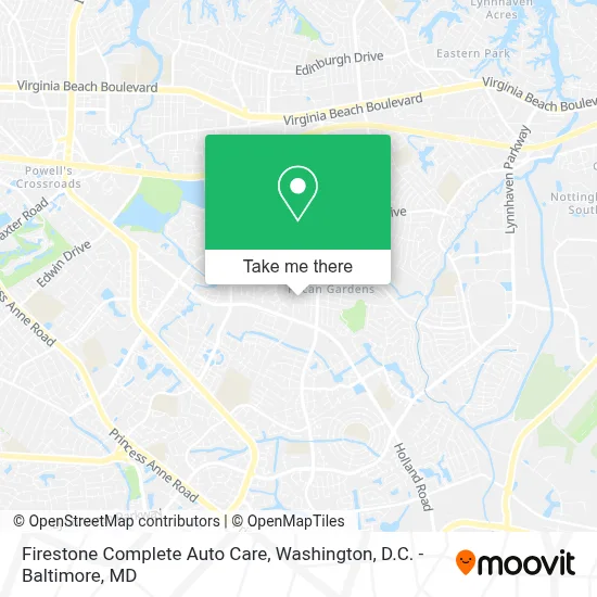 Firestone Complete Auto Care map