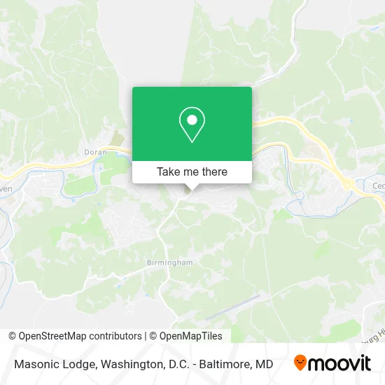 Masonic Lodge map