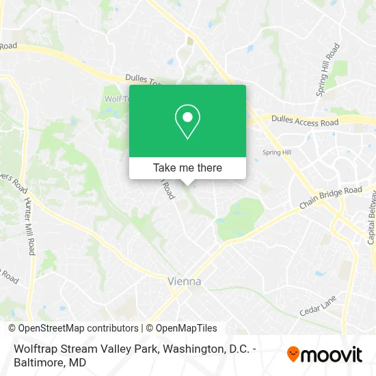 Wolftrap Stream Valley Park map