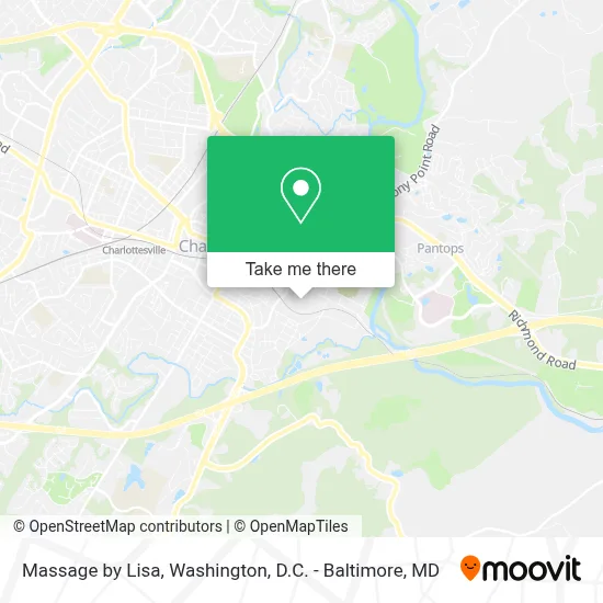 Massage by Lisa map