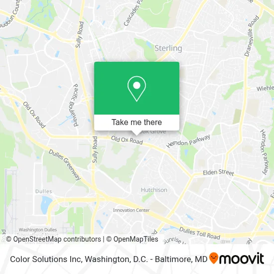 Color Solutions Inc map