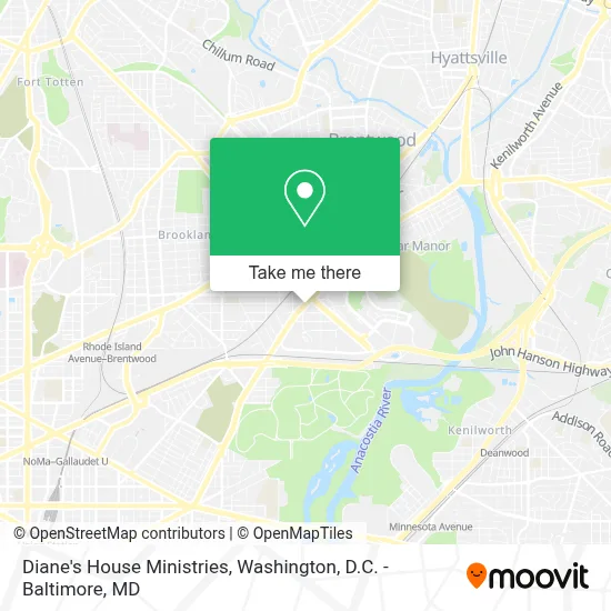 Diane's House Ministries map