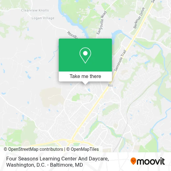 Four Seasons Learning Center And Daycare map