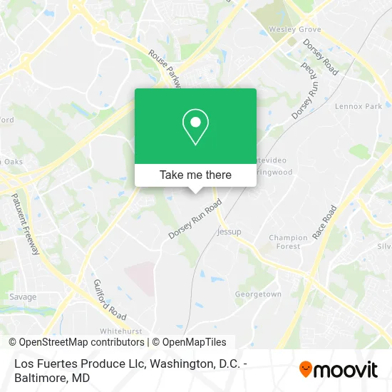 Los Fuertes Produce Llc map