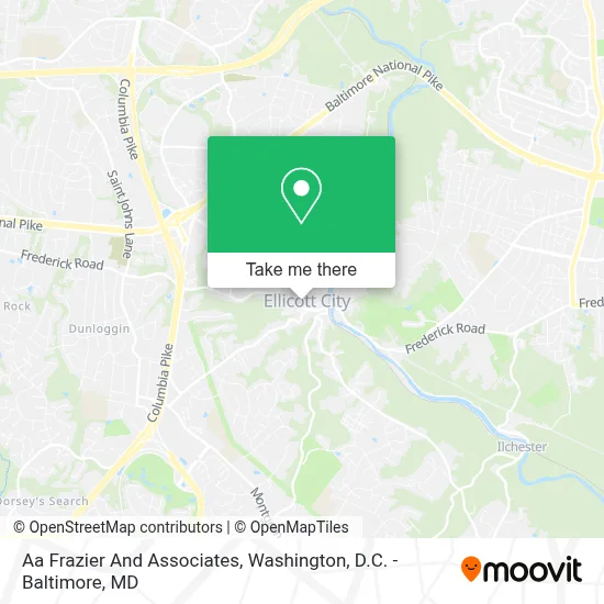 Aa Frazier And Associates map