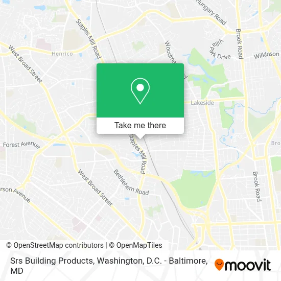 Srs Building Products map