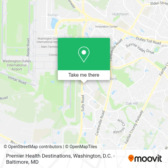 Premier Health Destinations map