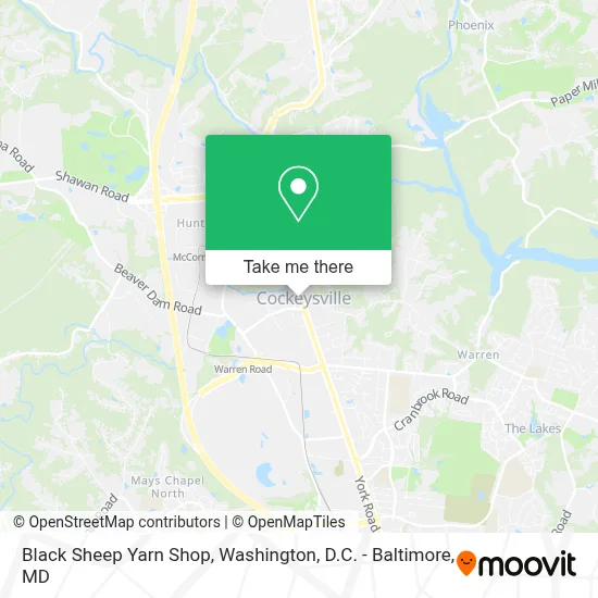 Black Sheep Yarn Shop map