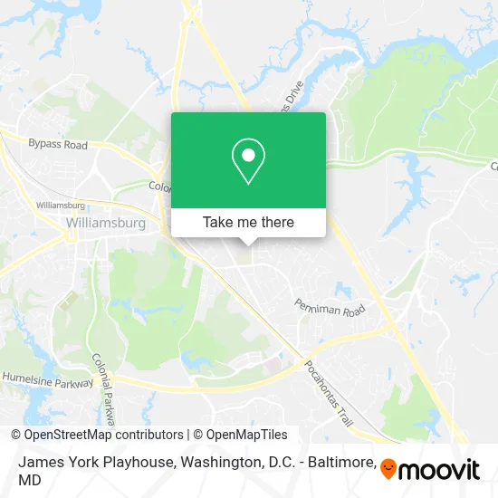 James York Playhouse map