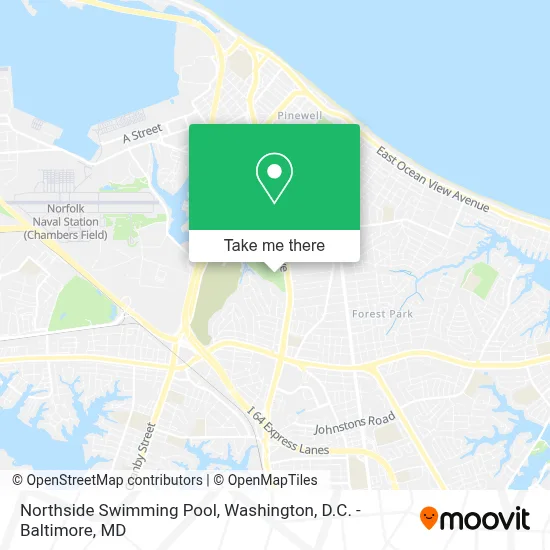 Northside Swimming Pool map
