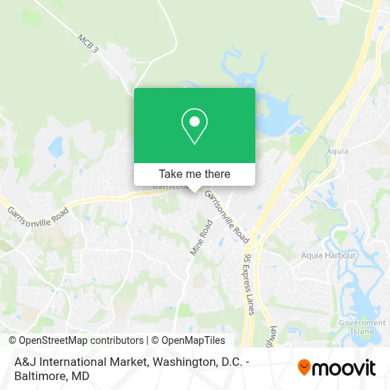 A&J International Market map