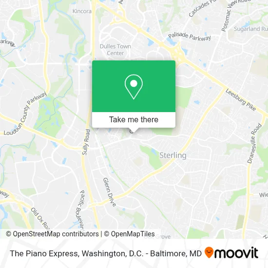 The Piano Express map