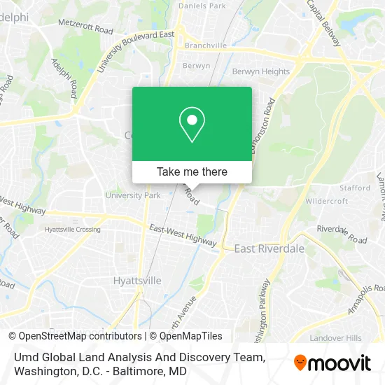 Umd Global Land Analysis And Discovery Team map