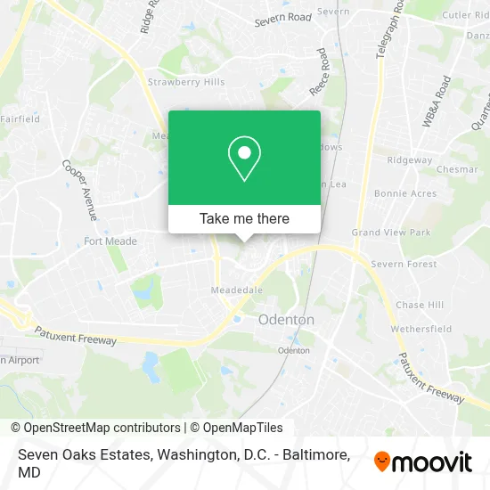 Seven Oaks Estates map