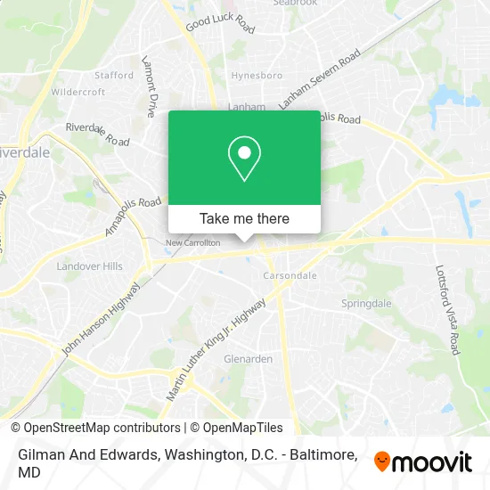 Gilman And Edwards map