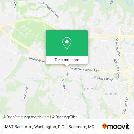M&T Bank Atm map