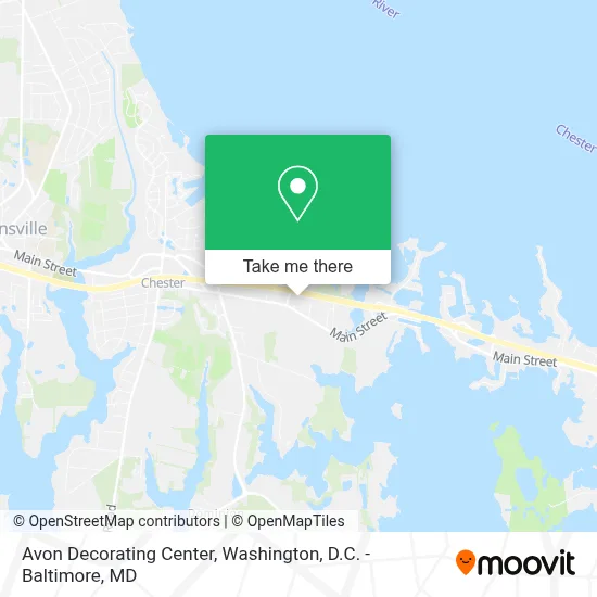 Avon Decorating Center map