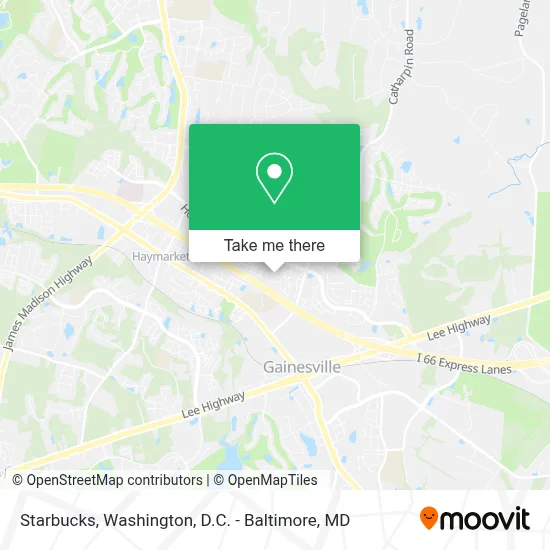 Starbucks map